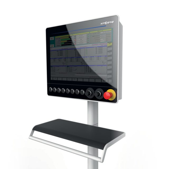 Industrial design ed engineering per Consolle di Comando SCM Group
