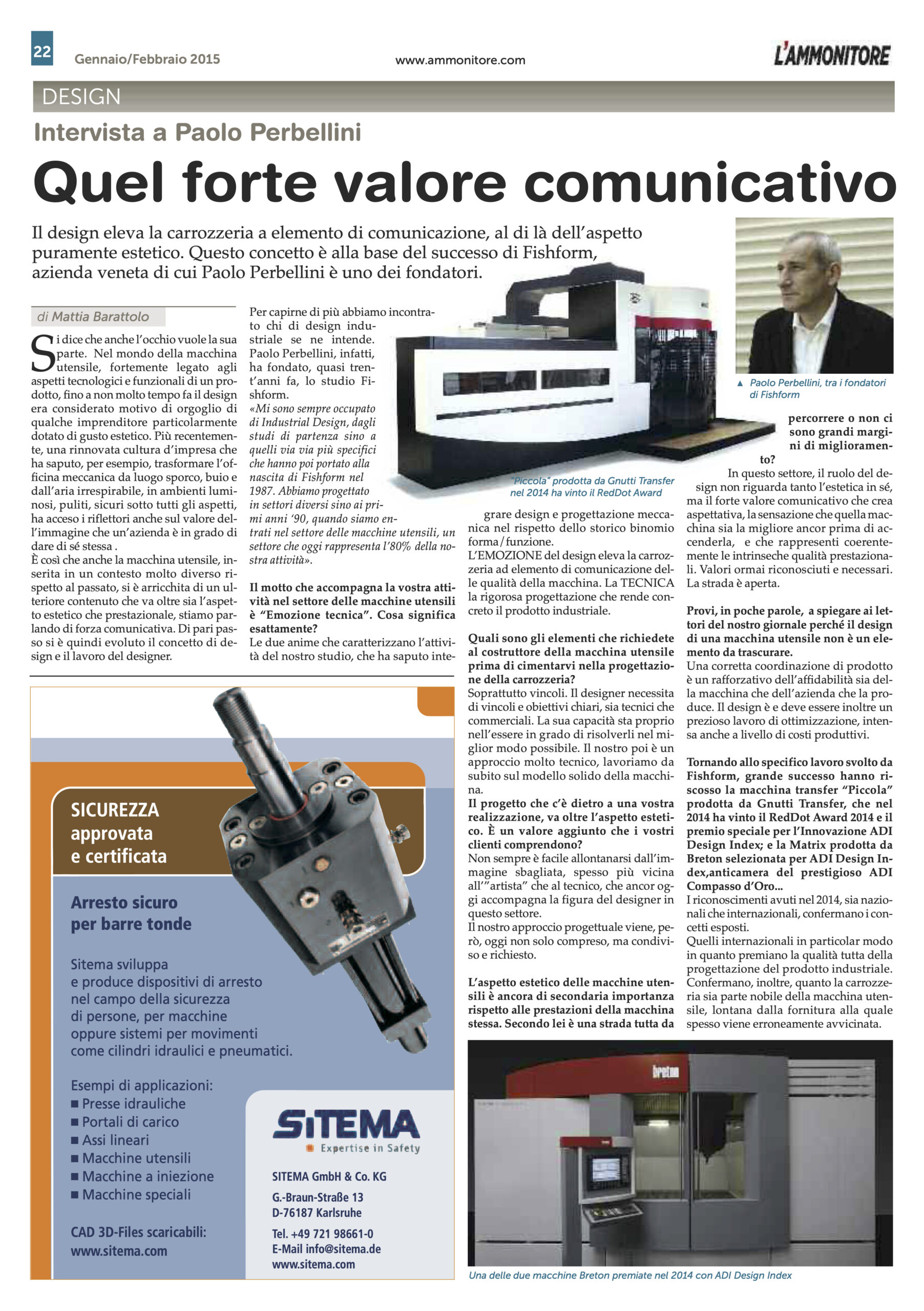 LAmmonitore Intervista Febbraio 2015