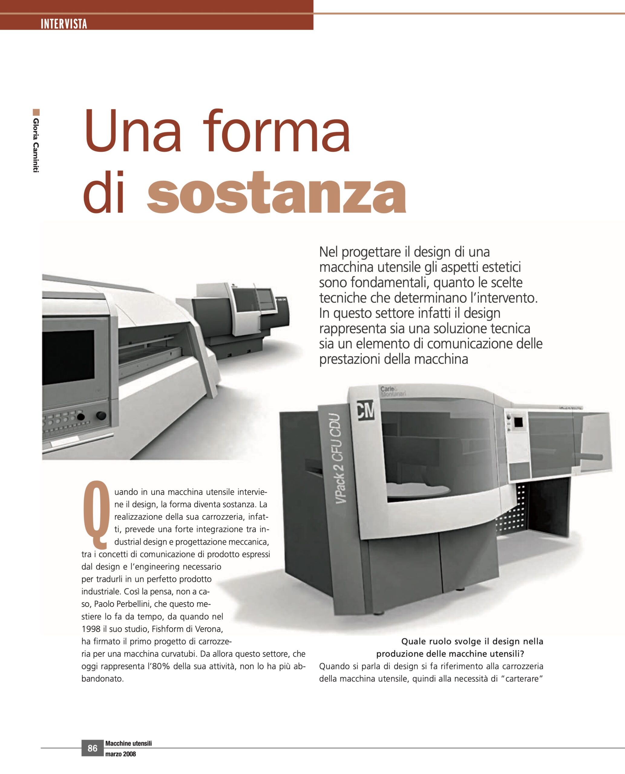 Macchine Utensili Intervista Marzo 2008