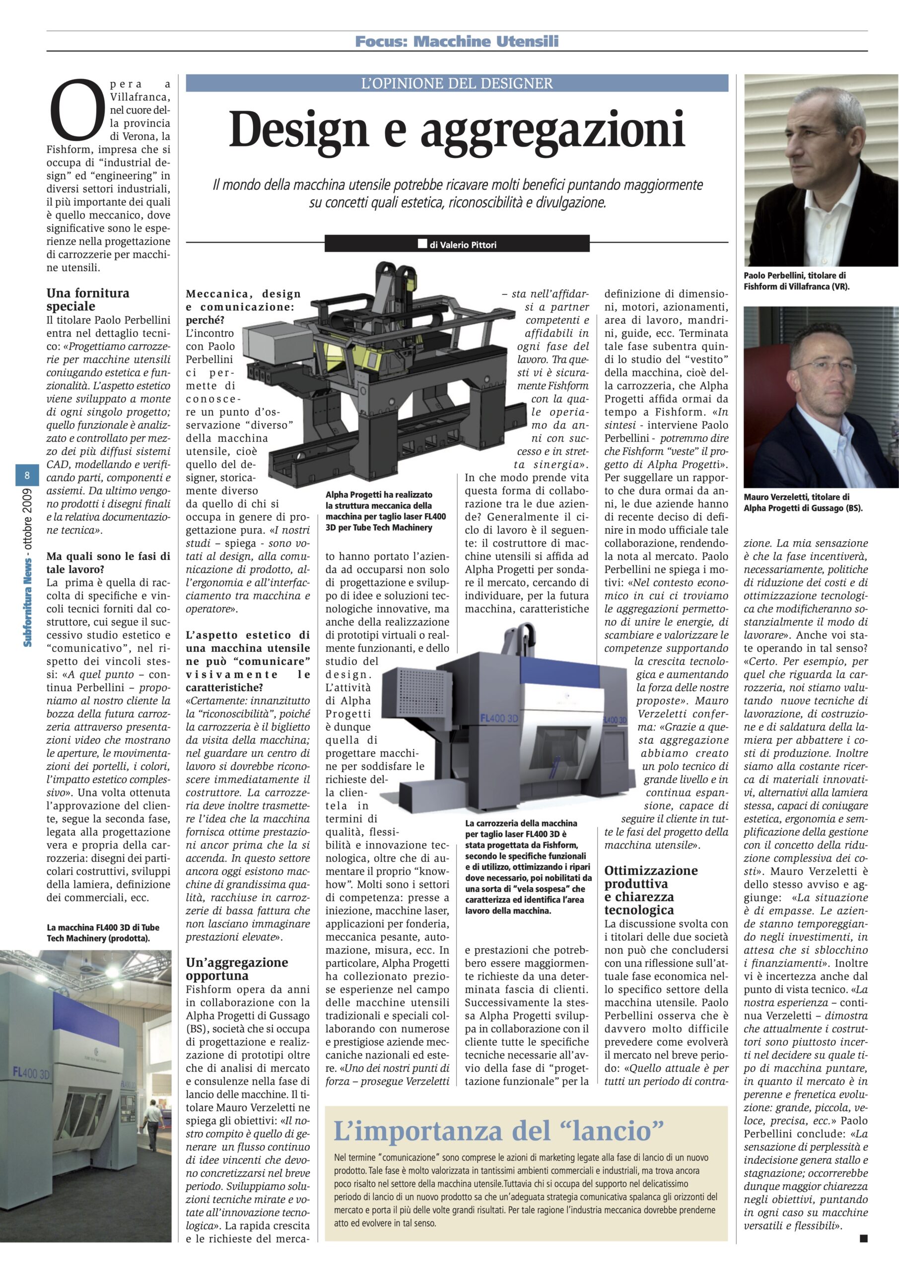 Macchine Utensili Intervista Ottobre 2009